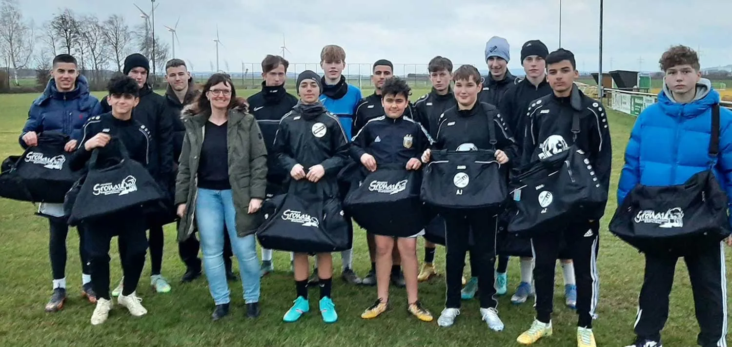 C jugend SSV Förste sponsor gronau gartenbau