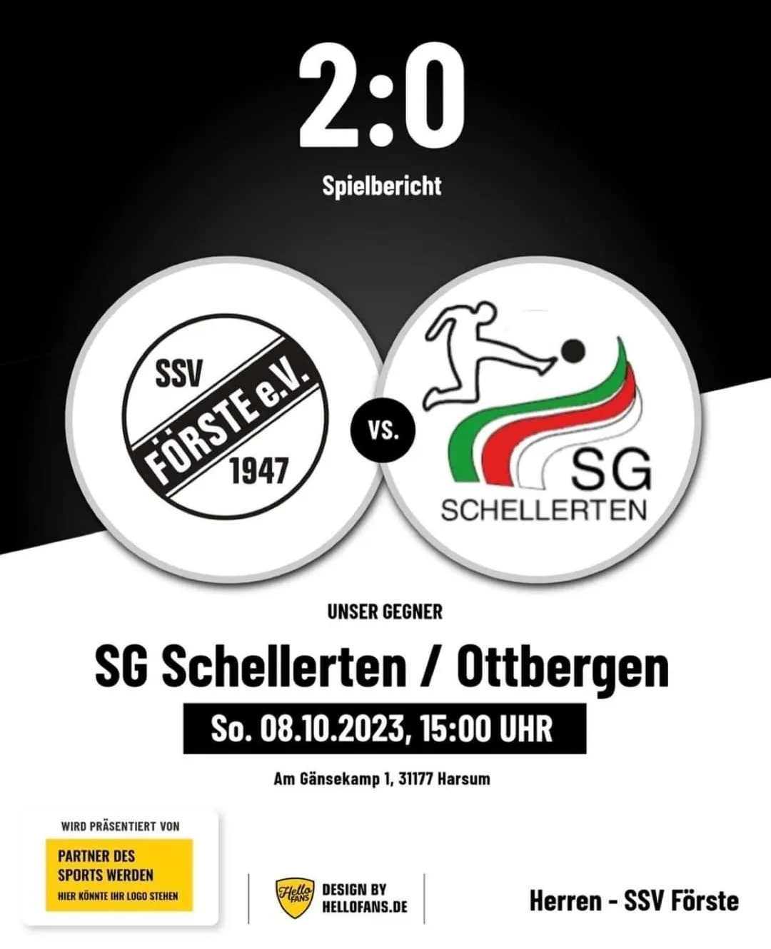 SSV gewinnt das Duell der Tabellennachbarn gegen die SG Schnelleren/Ottbergen.