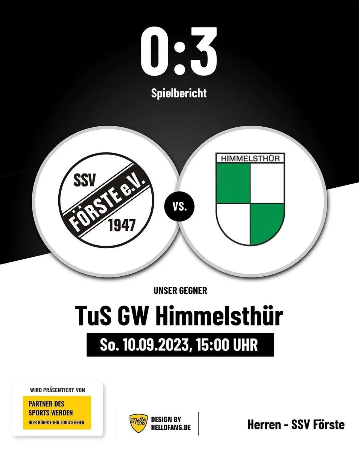 Förster Heimschwäche hat auch gegen Himmelsthür bestand.
